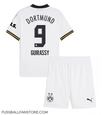 Borussia Dortmund Serhou Guirassy #9 Replik 3rd trikot Kinder 2024-25 Kurzarm (+ Kurze Hosen)